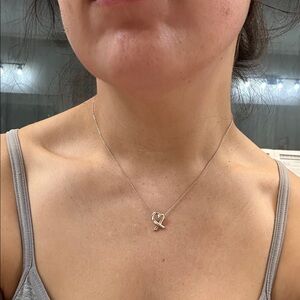 Tiffany & Co. Silver Heart Pendant Necklace